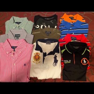 10 pc Polo Shirts Collection Boys